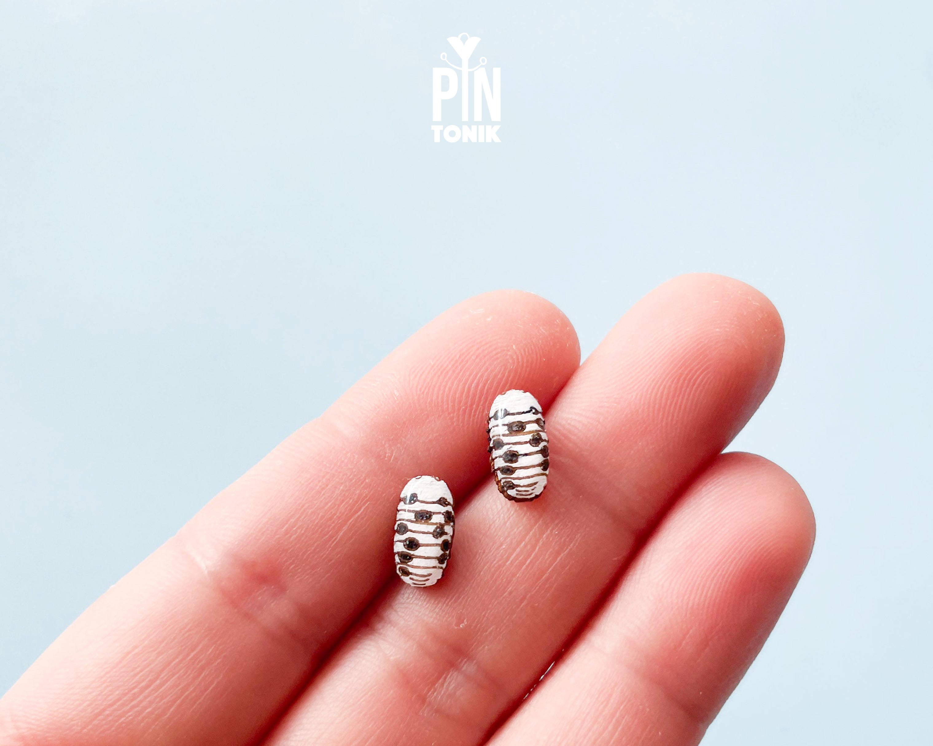 Colorful Rolly Polly Stud Earrings
