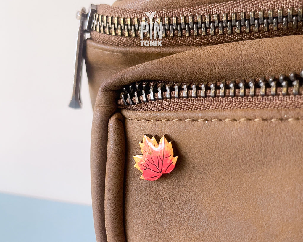 Autumn Maple Leaf Pin