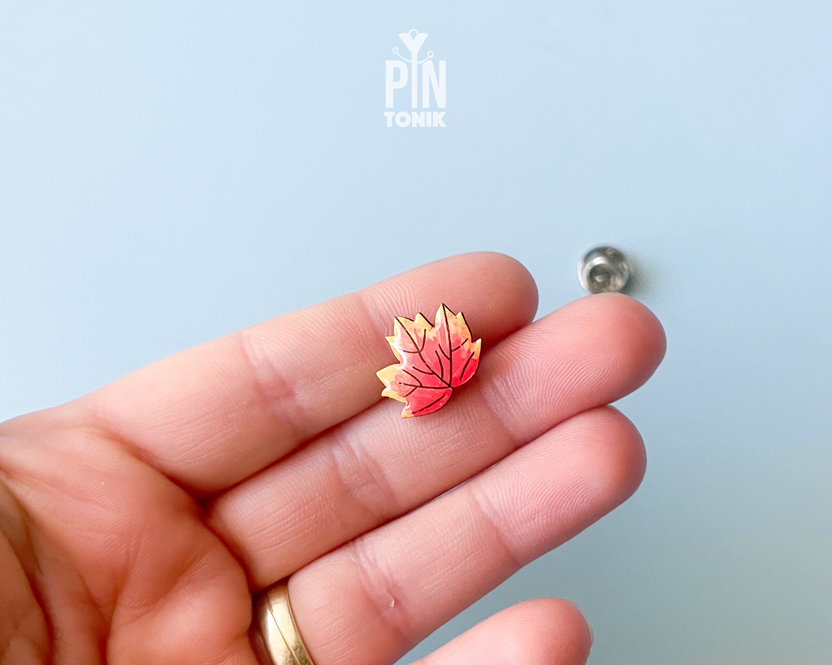 Autumn Maple Leaf Pin