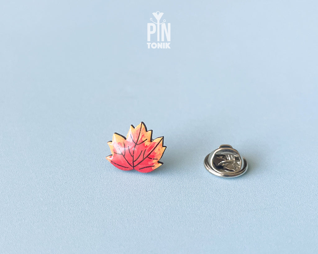 Autumn Maple Leaf Pin