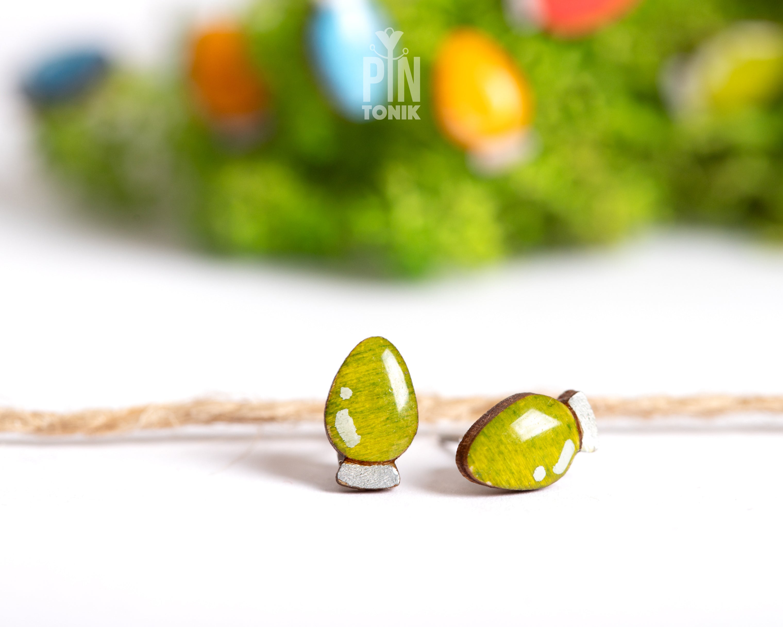 Christmas Lights Stud Earrings