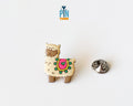 Llama Wooden Pin