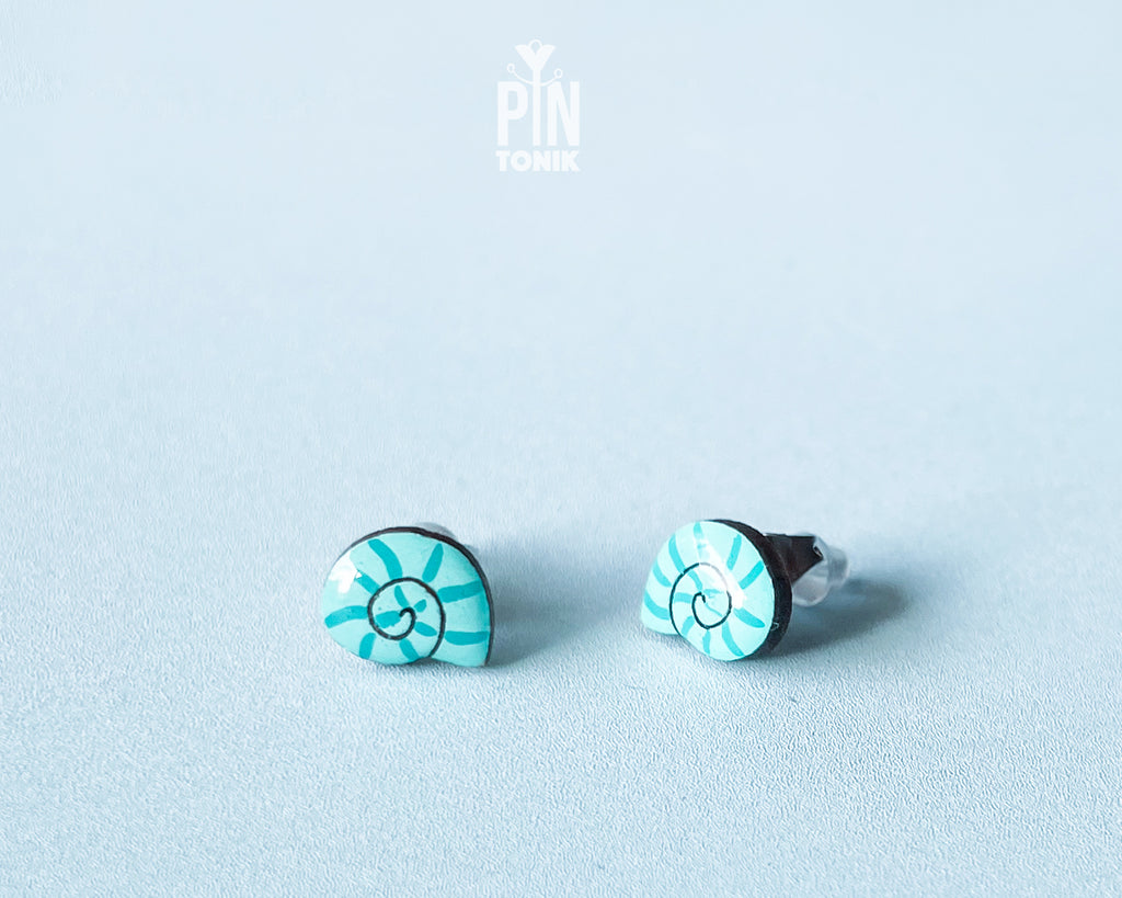 Nautilus Shells Stud Earrings