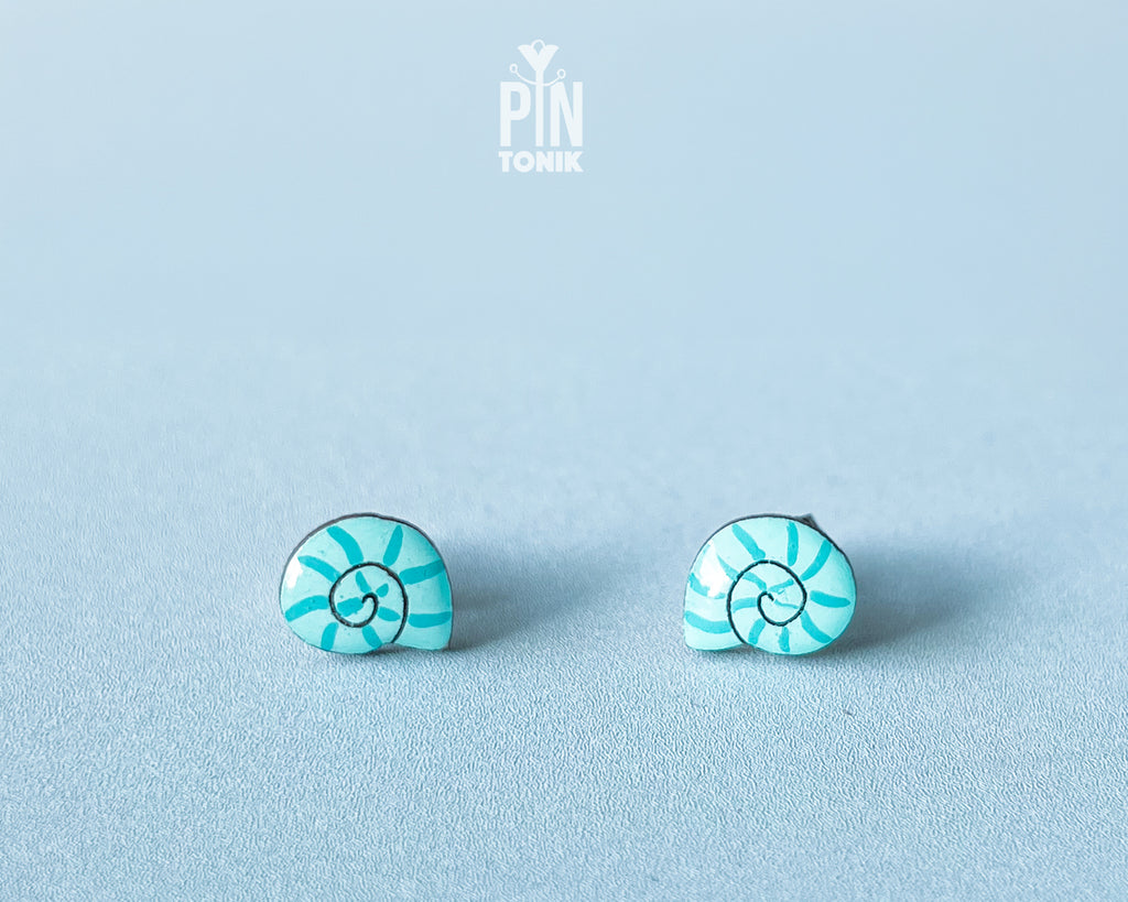 Nautilus Shells Stud Earrings