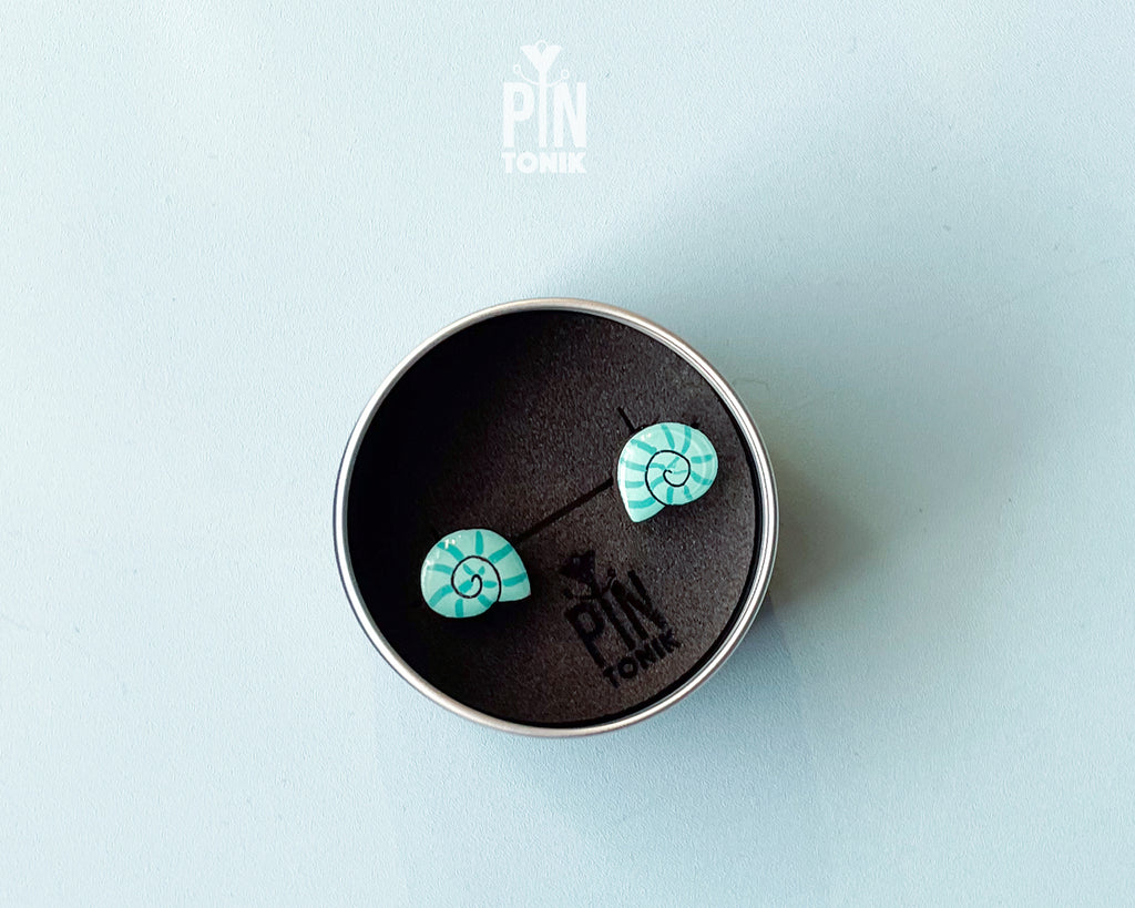 Nautilus Shells Stud Earrings