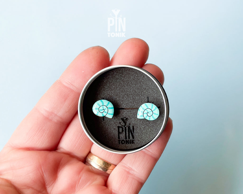 Nautilus Shells Stud Earrings