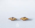Monarch Butterfly Stud Earrings