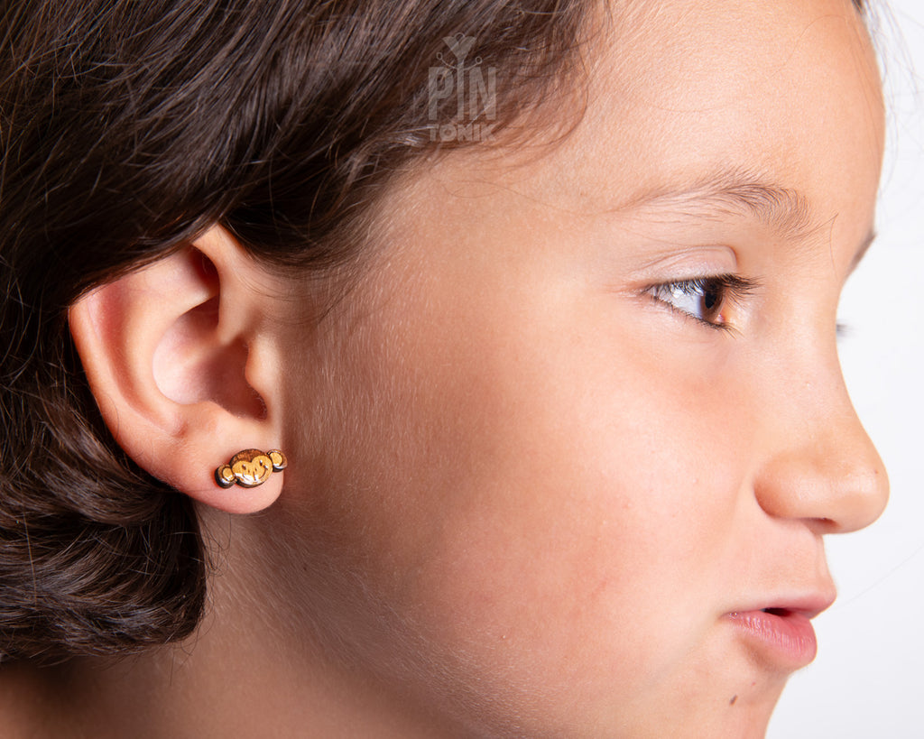 Monkey Stud Earrings