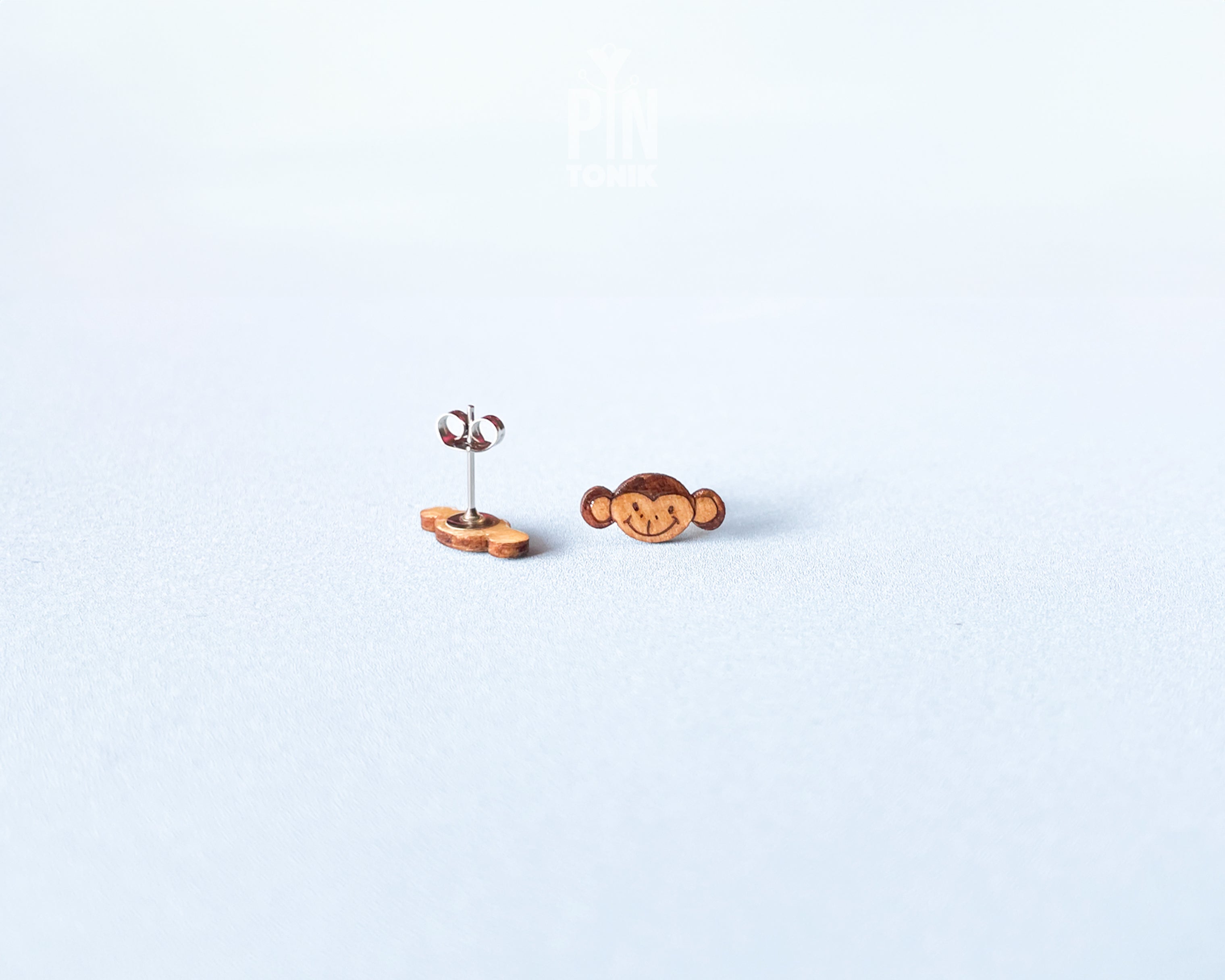 Monkey Stud Earrings
