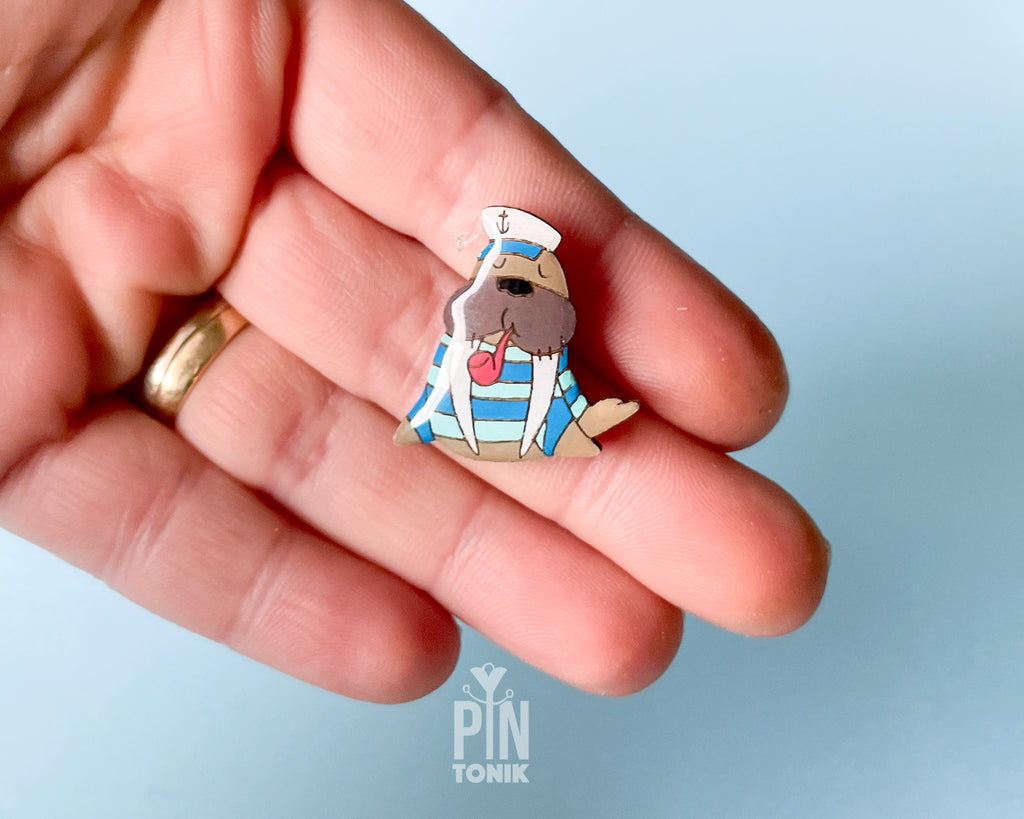 Sailor Walrus Pin