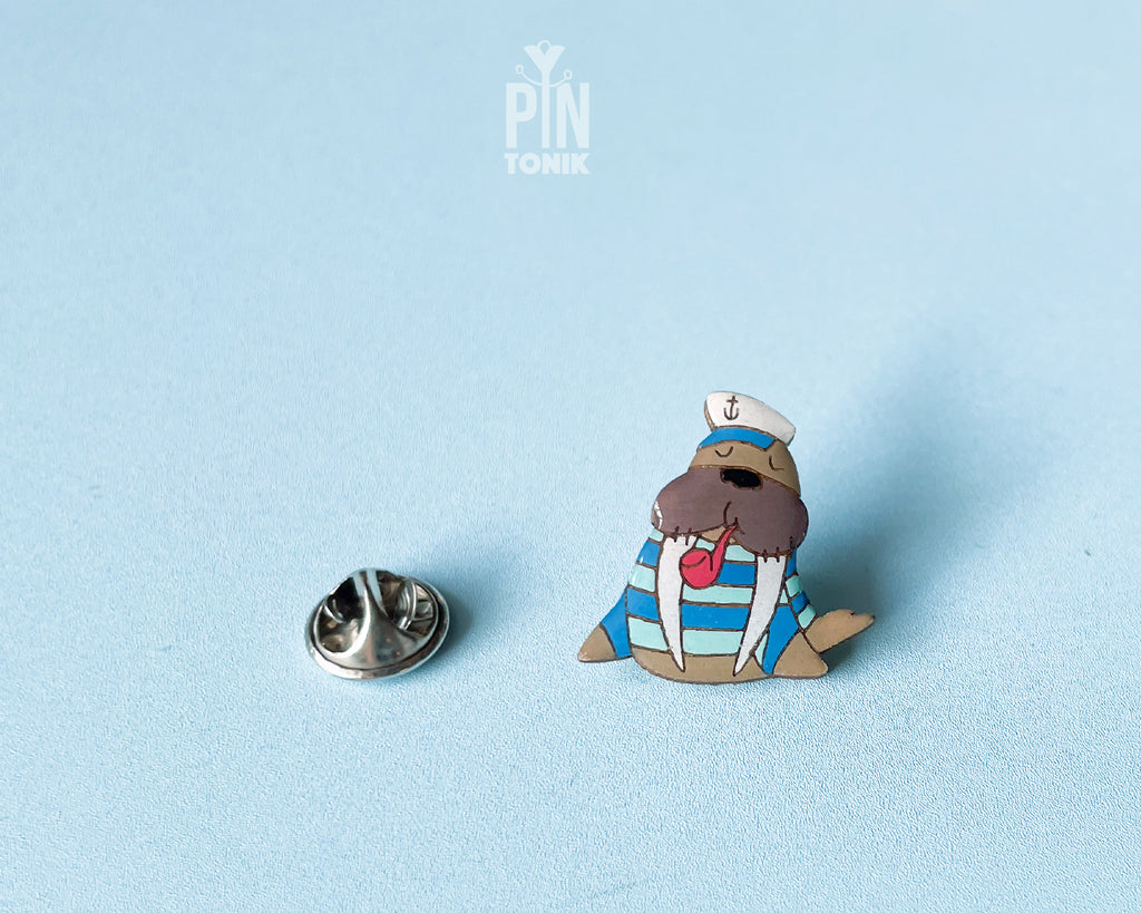 Sailor Walrus Pin