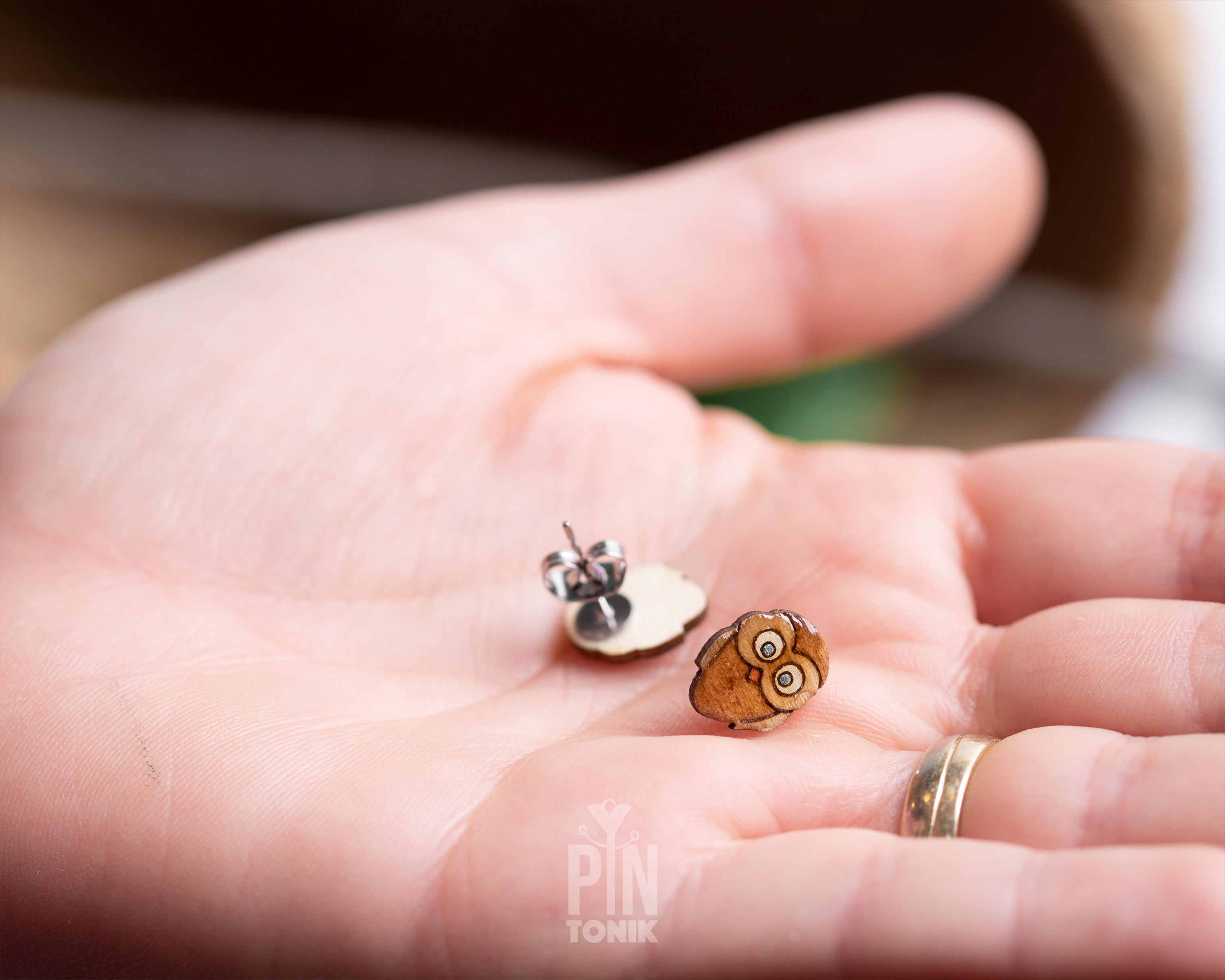 Owl Stud Earrings