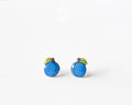 Plum Stud Earrings