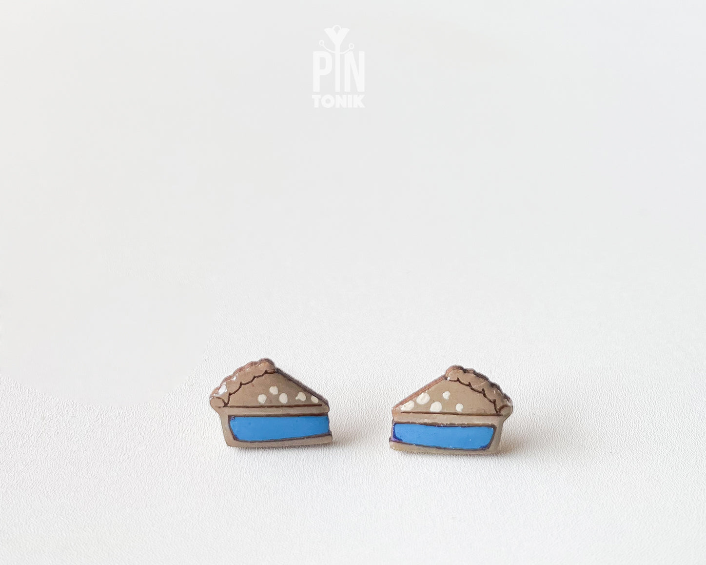 Blueberry Pie Stud Earrings
