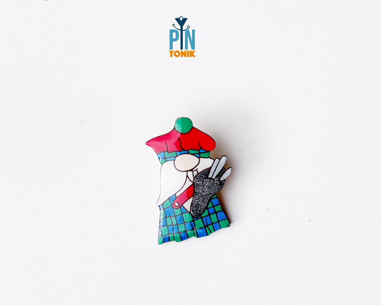 Scottish Gnome Pin