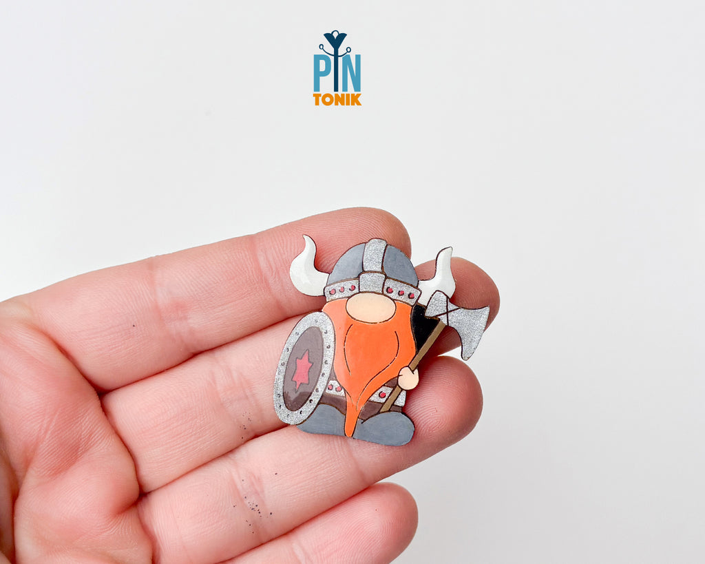 Viking Gnome Pin