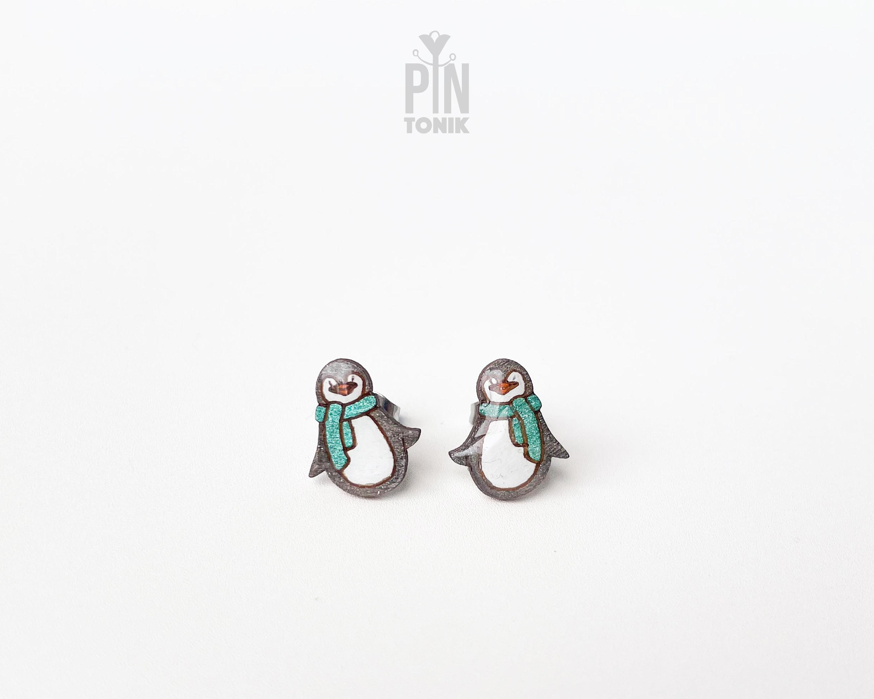 Penguin Stud Earrings
