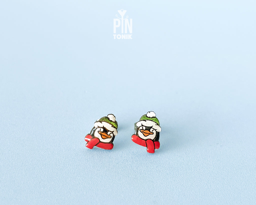 Pinguin-Ohrstecker