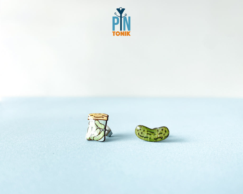 Pickles Mismatched Stud Earrings