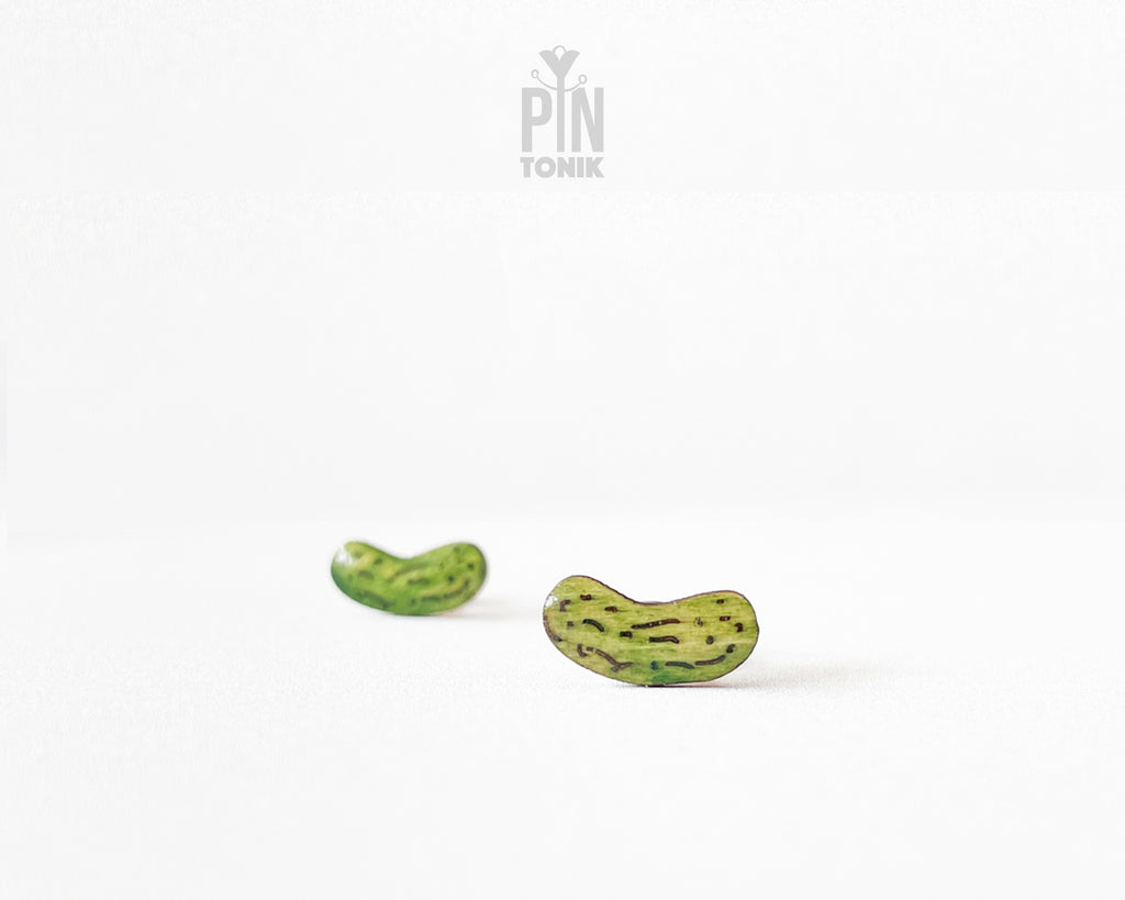 Pickle Stud Earrings