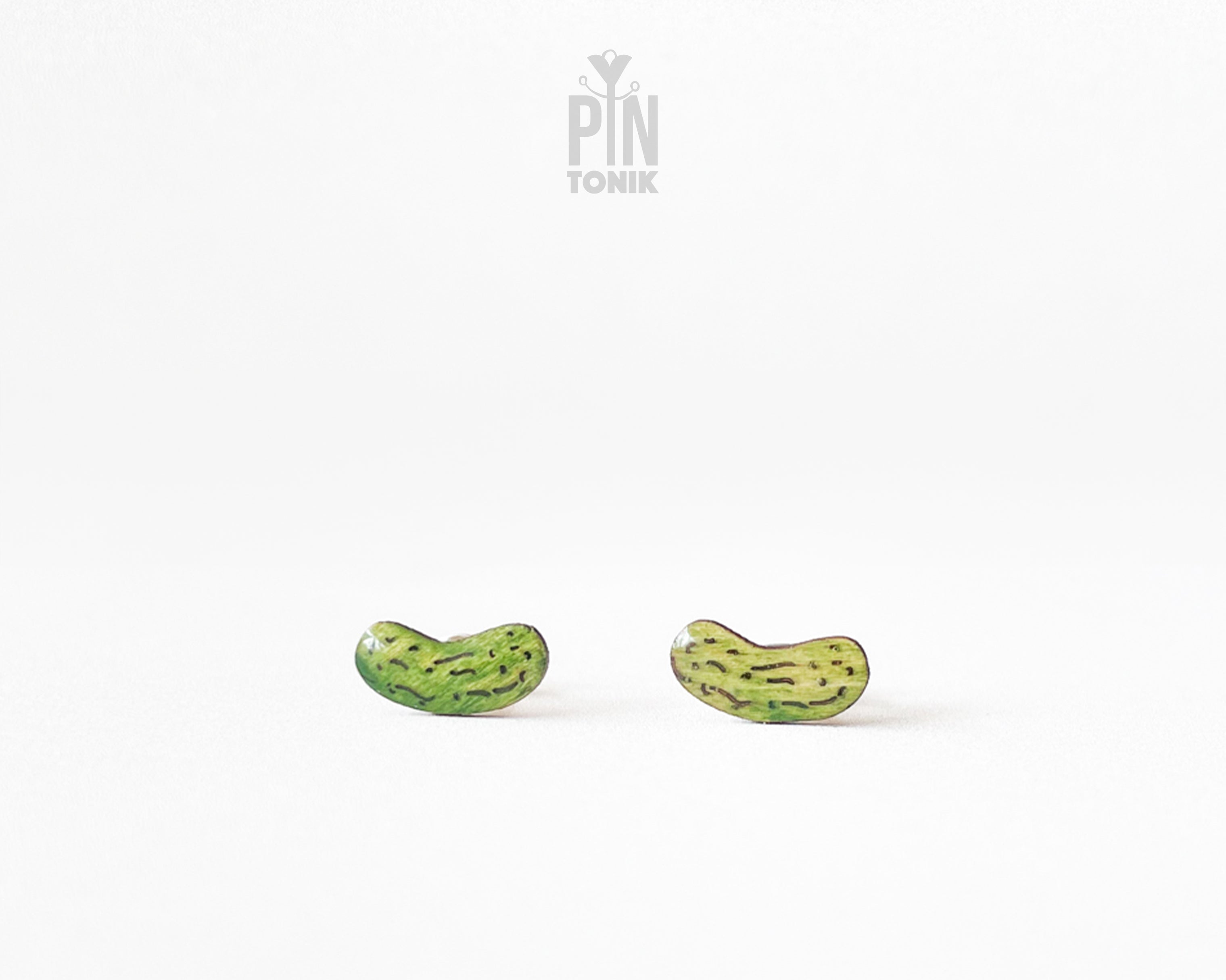 Pickle Stud Earrings