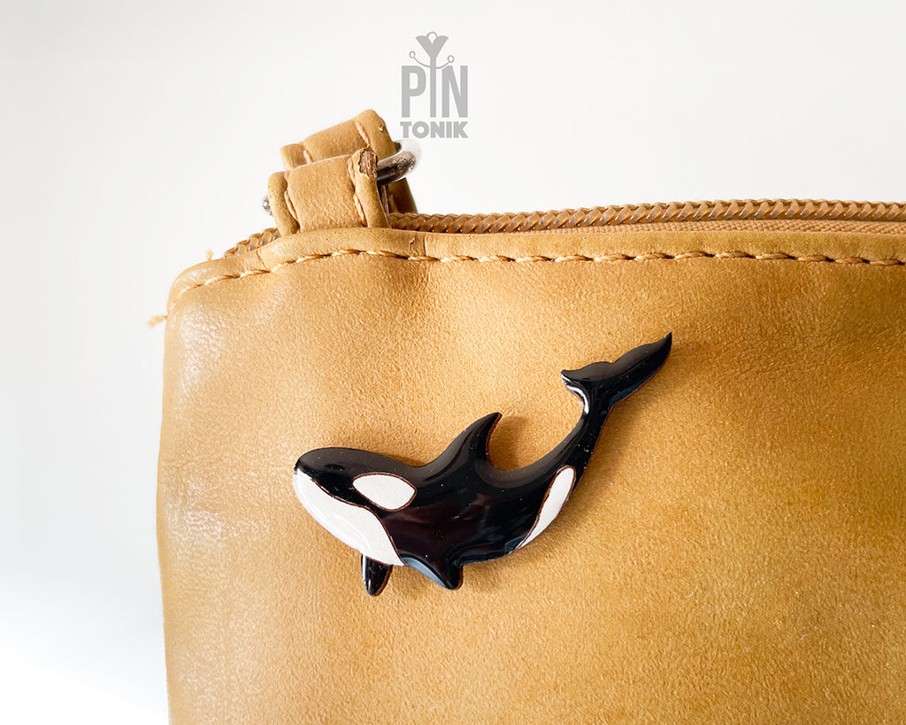Orca Whale Pin