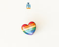 Rainbow Heart Pin