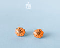 Pumpkin Stud Earrings