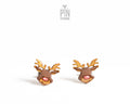 Boucles d'oreilles clous pingouin