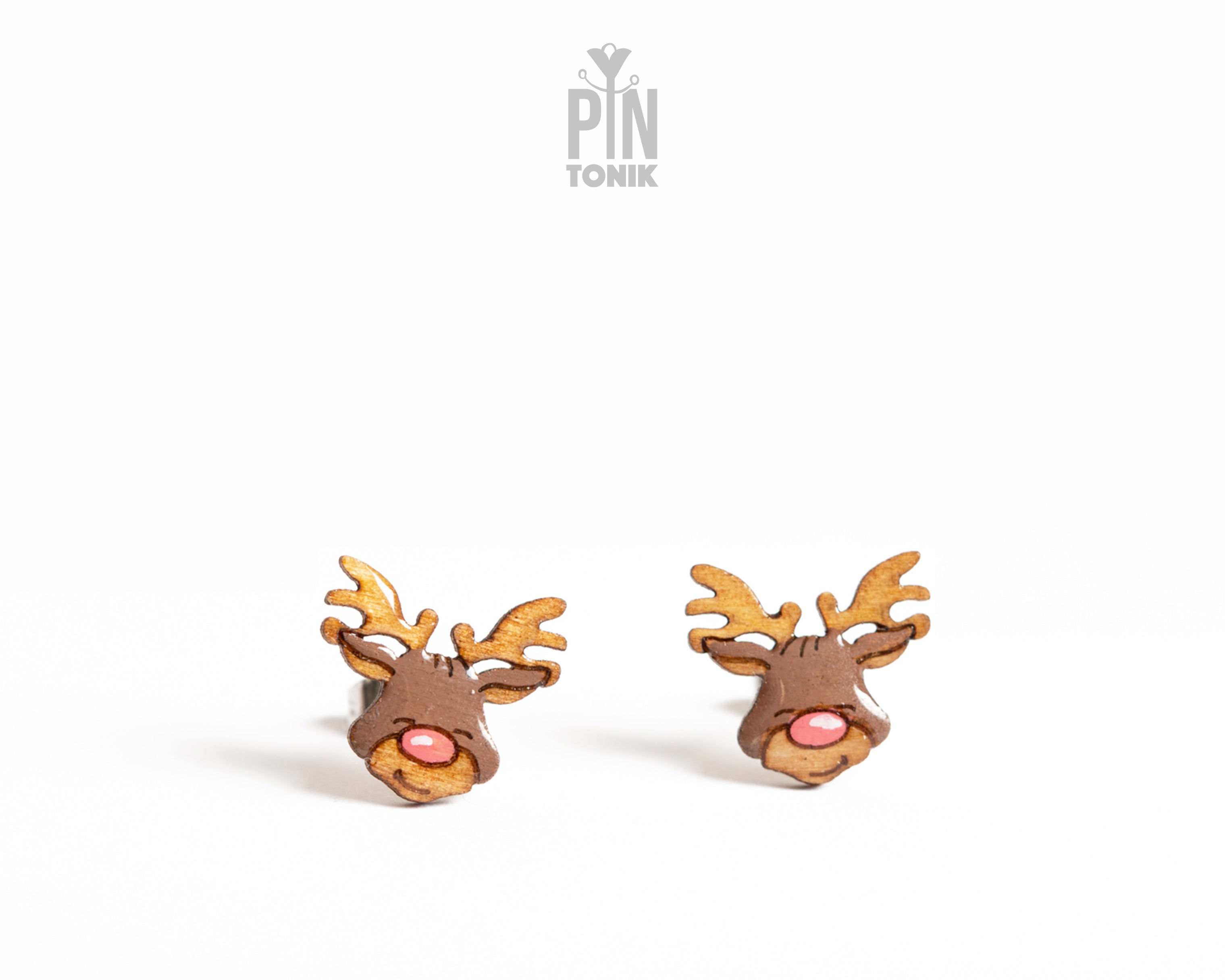 Boucles d'oreilles clous pingouin
