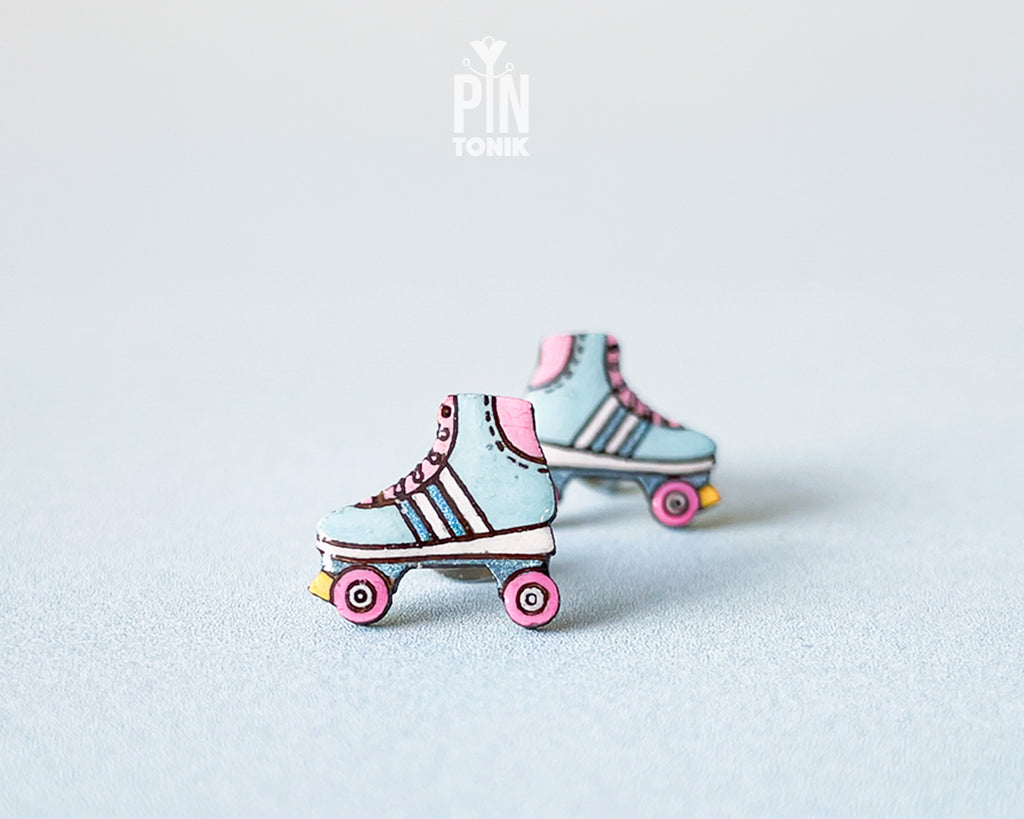 Clous de patins à roulettes rétro