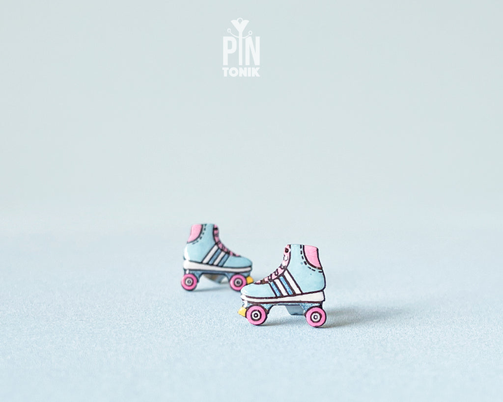 Clous de patins à roulettes rétro