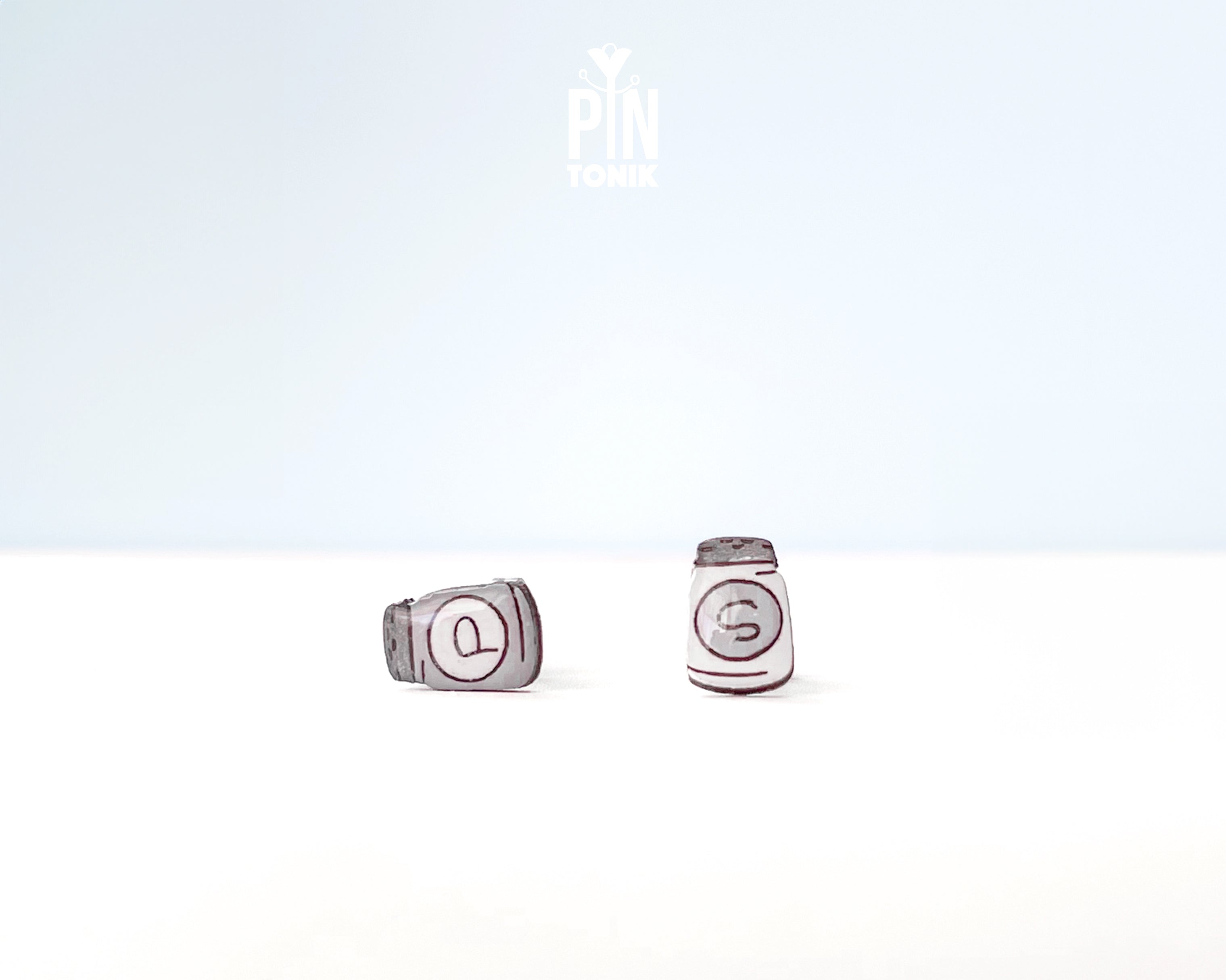 Salt & Pepper Shaker Stud Earrings