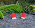 Christmas Mitten Studs