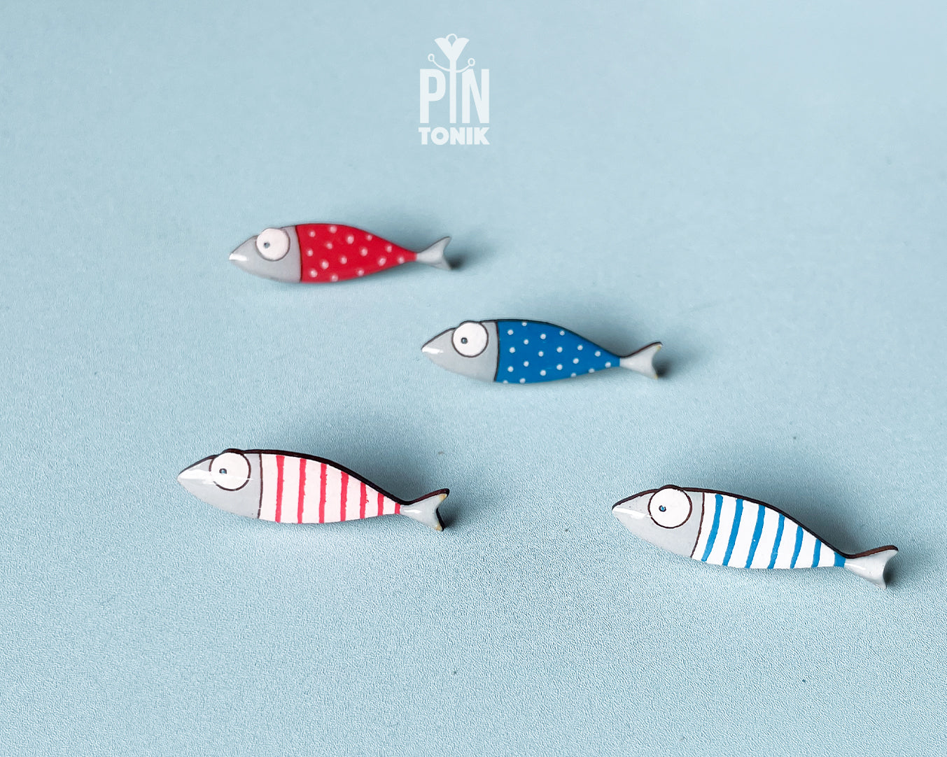 Sardine Wooden Pin