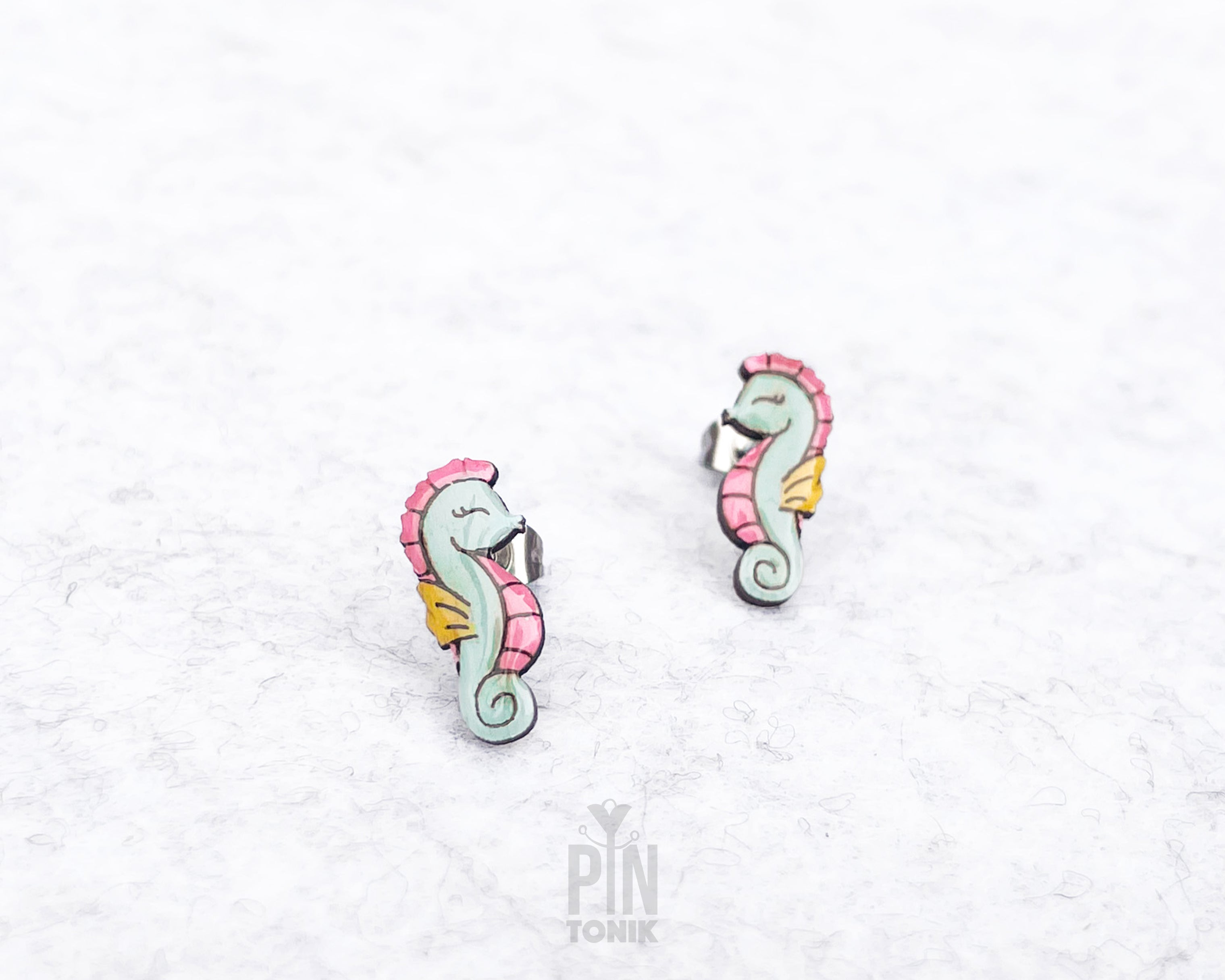 Seahorse Stud Earrings