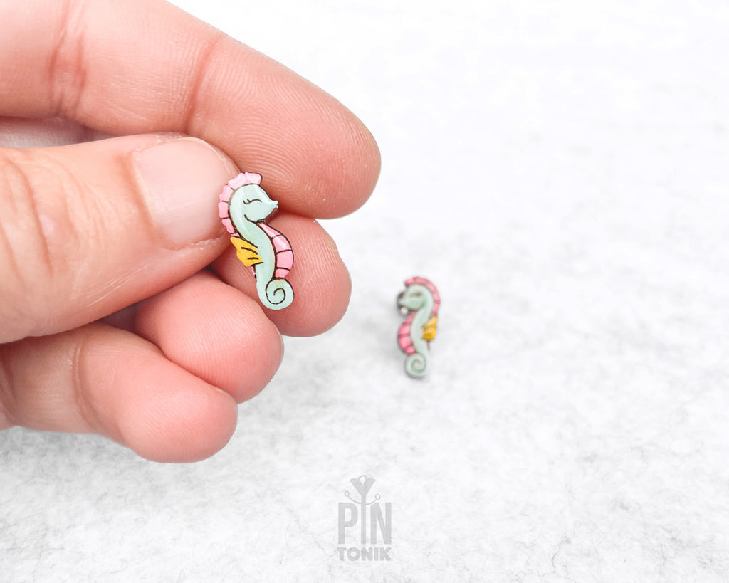 Seahorse Stud Earrings