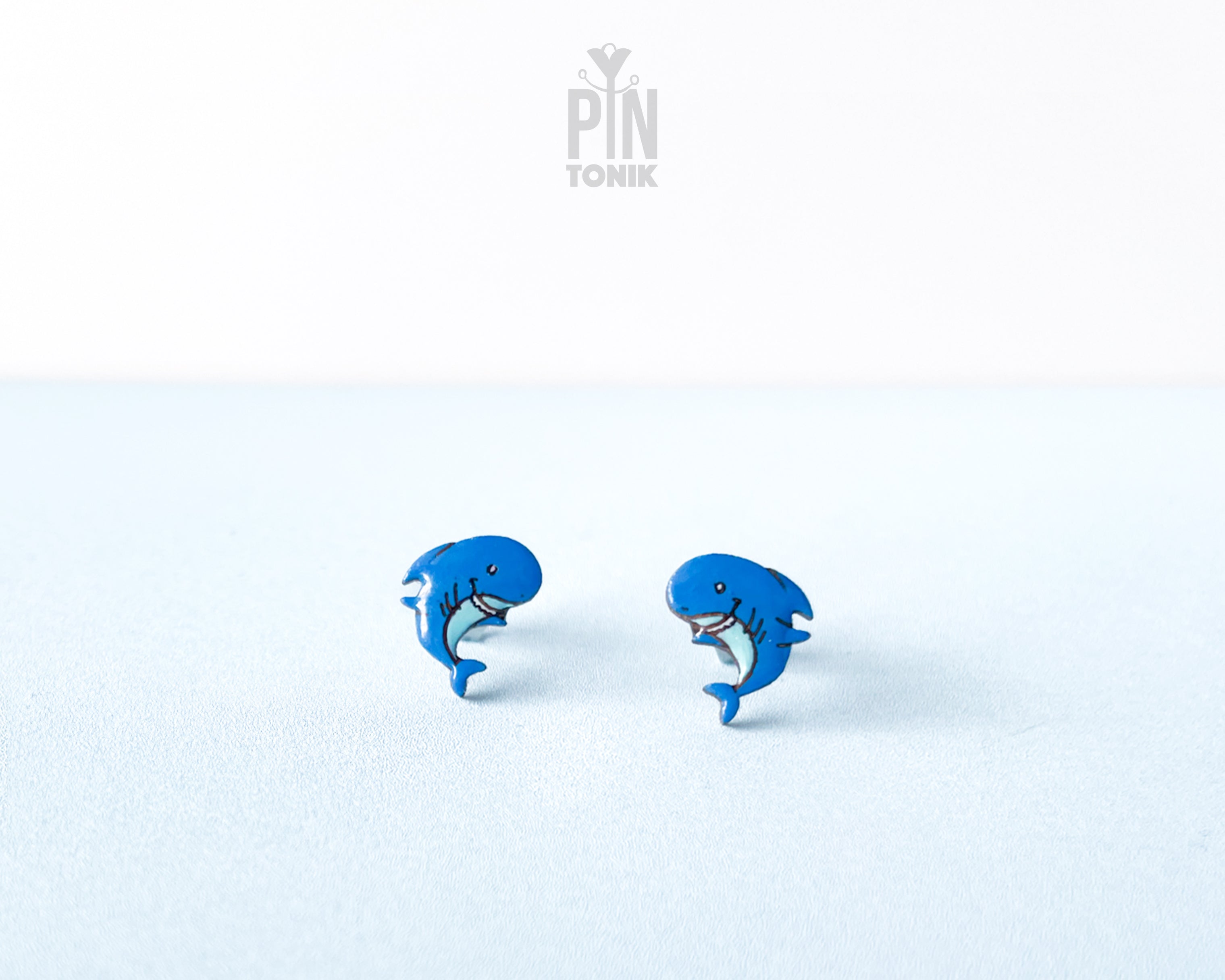 Shark Stud Earrings