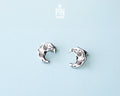 Skull Moon Studs