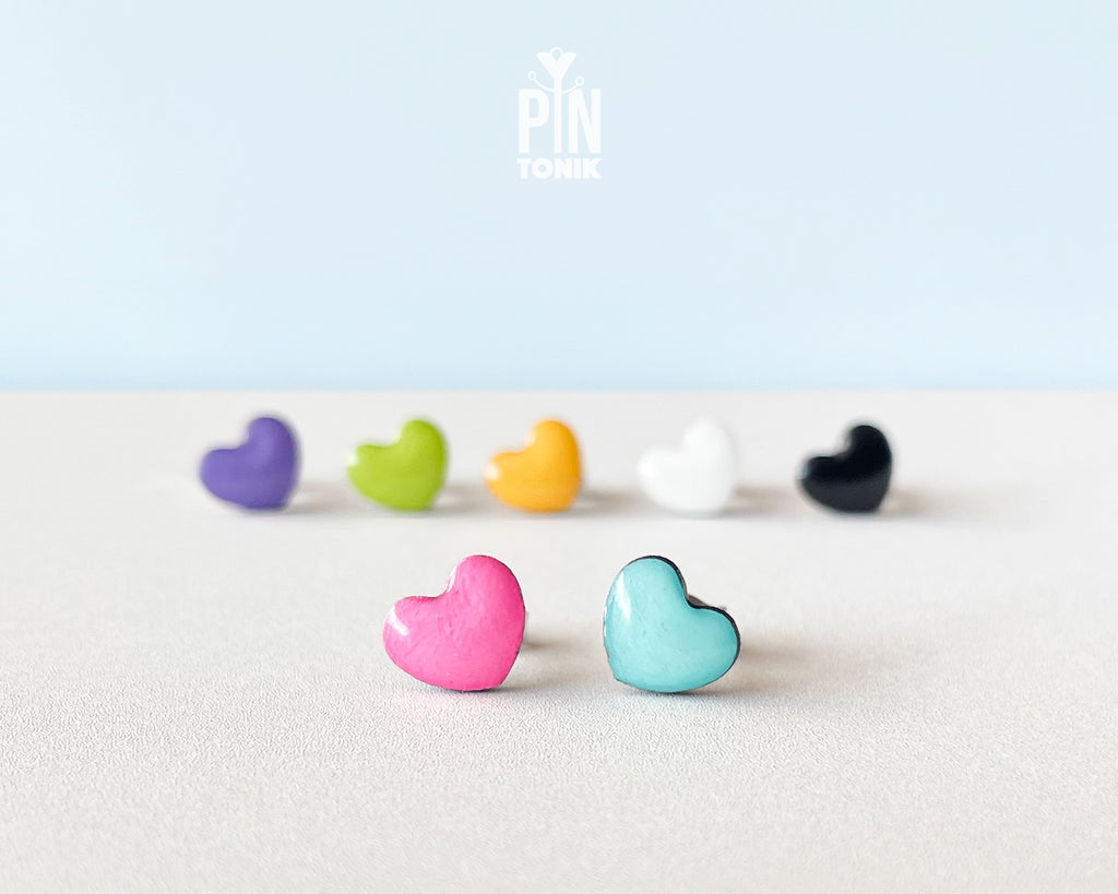 Minimal Heart Studs