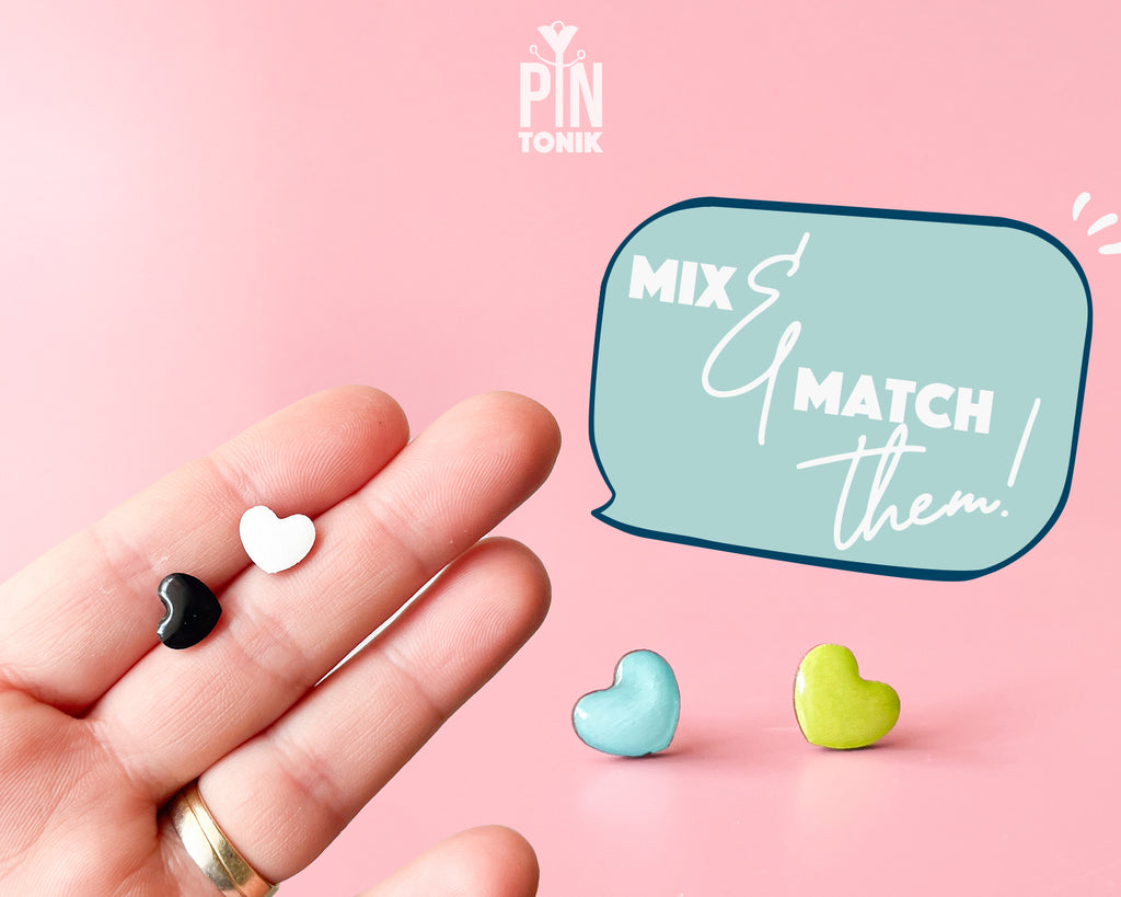 Minimal Heart Studs