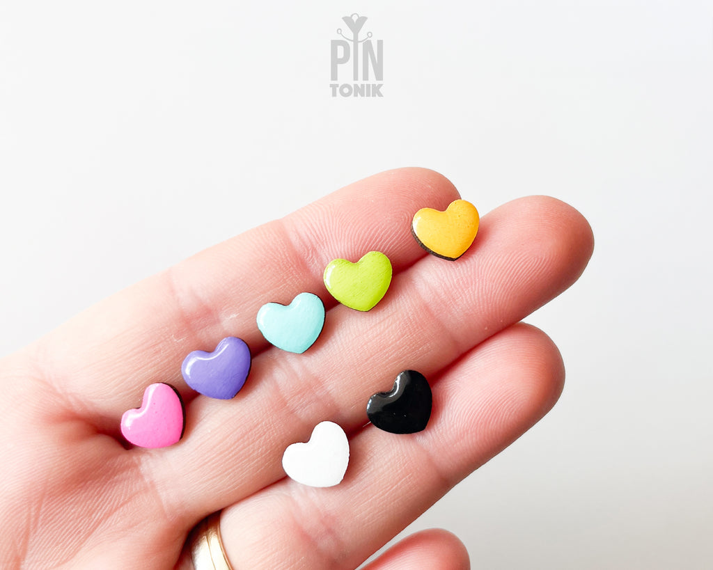 Minimal Heart Studs