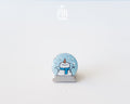 Snow Globe with Snowman Pin