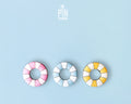 Retro Swim Ring Pin