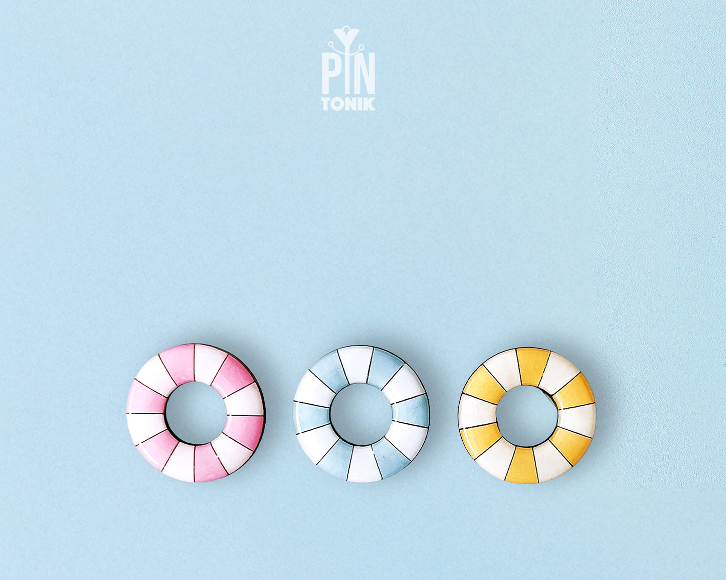 Retro Swim Ring Pin