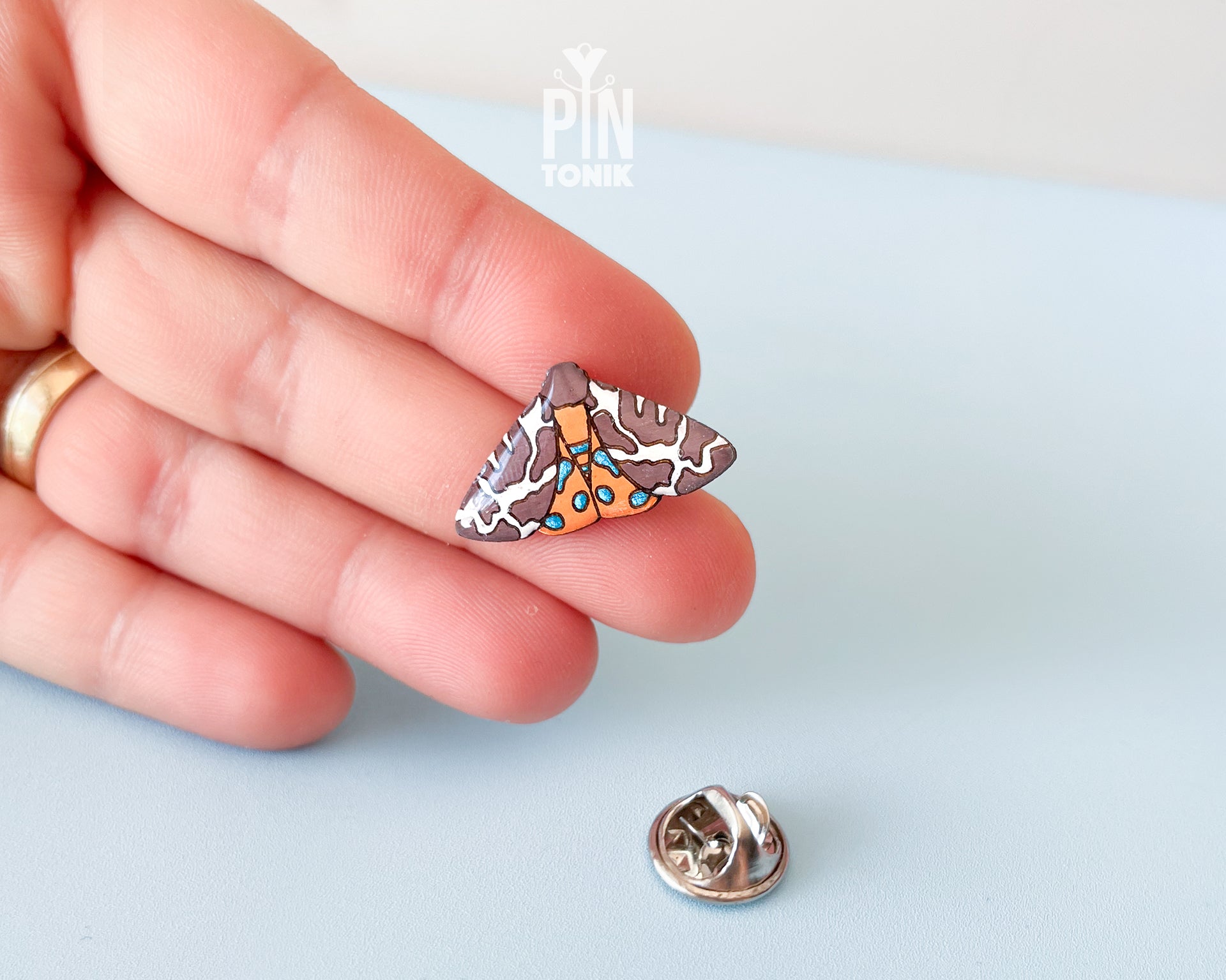 Garden Tiger Moth Pin