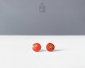 Tomato Stud Earrings