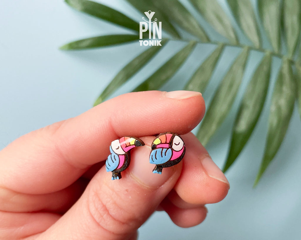 Toucan Stud Earrings