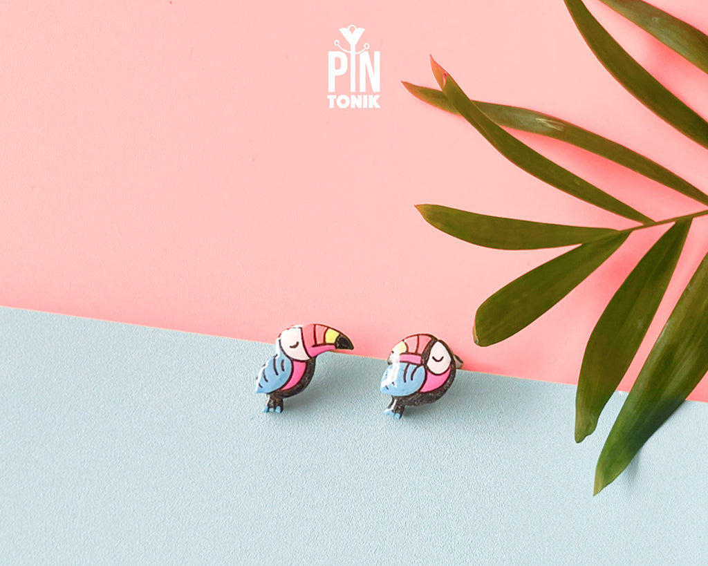 Toucan Stud Earrings