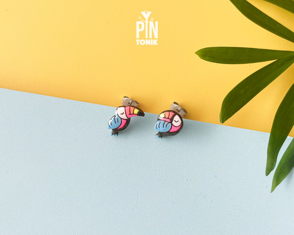 Toucan Stud Earrings